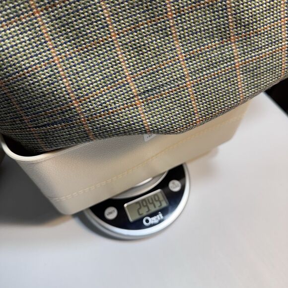 LANDS' END 46L 100% Lambswool Tiroler Loden Plaid Wool Sports Coat Blazer USA - Picture 15 of 15